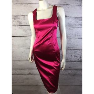 D&G pink satin dress, size 40 NWT 🏷